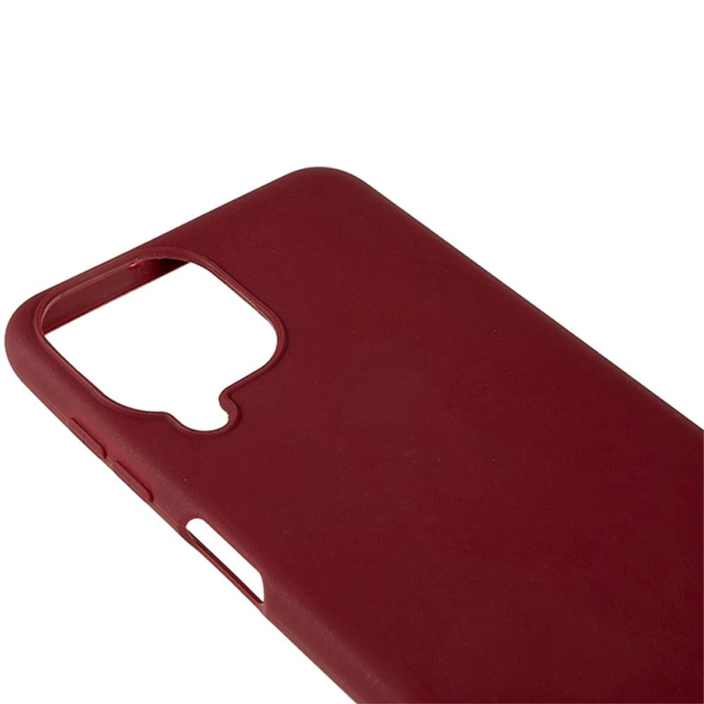 Samsung Galaxy M33 Mat Fleksibelt Plastik Bagside Cover - Rød