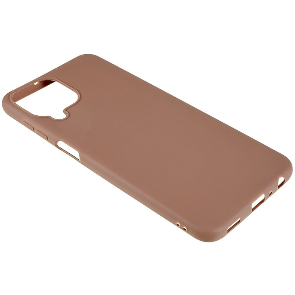 Samsung Galaxy M33 Mat Fleksibelt Plastik Bagside Cover - Brun