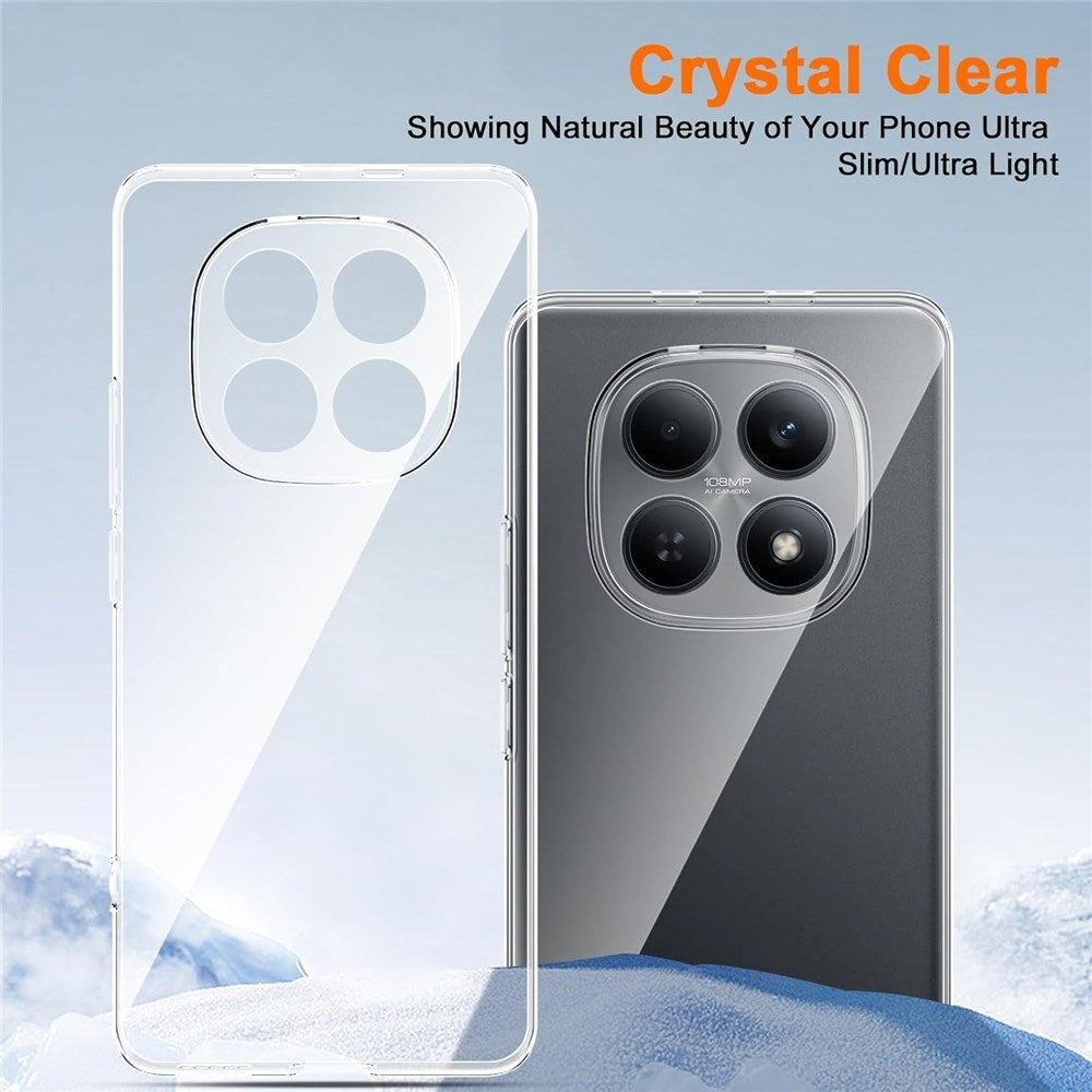 Xiaomi Redmi Note 15 (5G) / Poco M8 (5G) EIDERWOOD Fleksibelt Plast Bagside Cover - Gennemsigtig