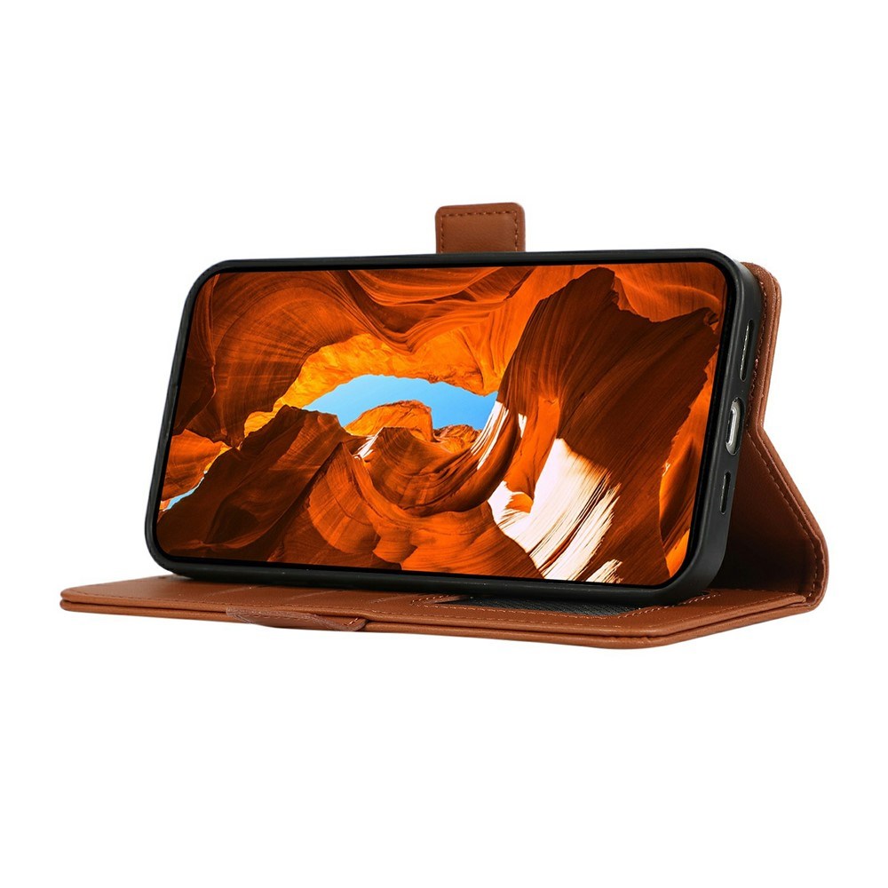 EIDERWOOD Google Pixel 11 Pro XL Flipcover - Indbygget RFID-Blocker & Kortholder - Brun