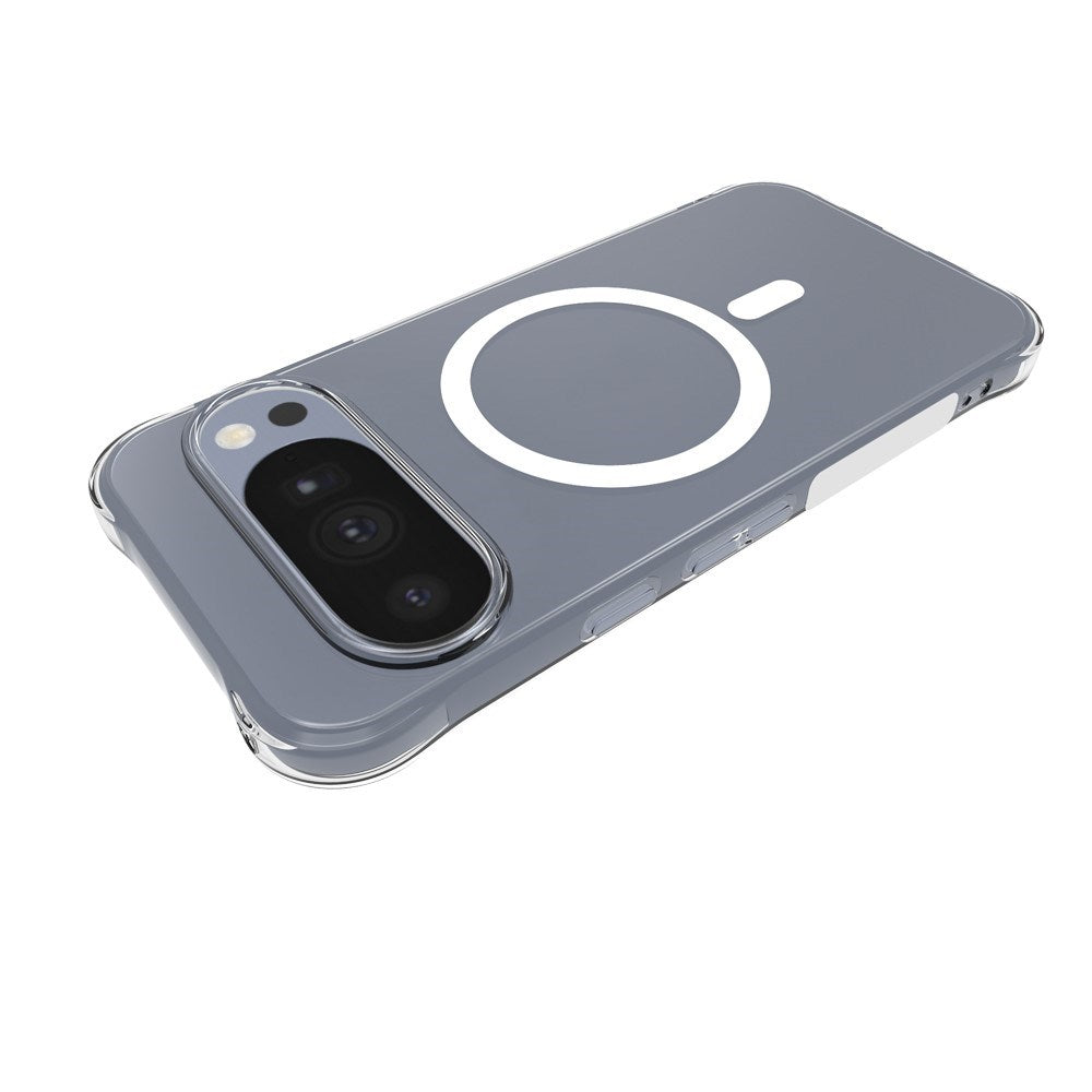 Google Pixel 11 Pro EIDERWOOD Fleksibelt Plast Bagside Cover m. Stødabsorberende Hjørner - MagSafe Kompatibel - Gennemsigtig