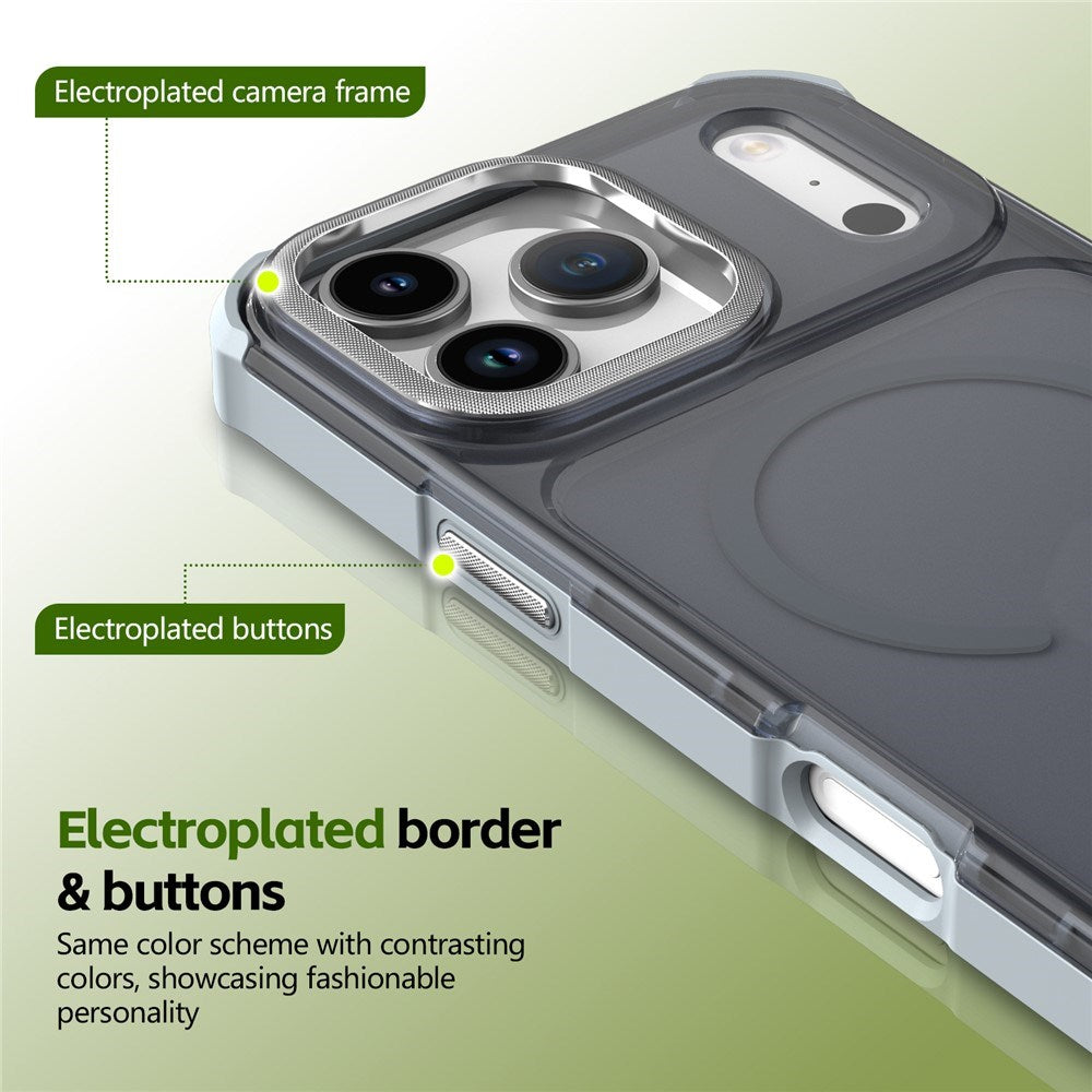 iPhone 17 Pro EIDERWOOD Mat Hybrid Plast Bagside Cover - MagSafe Kompatibel - Grå