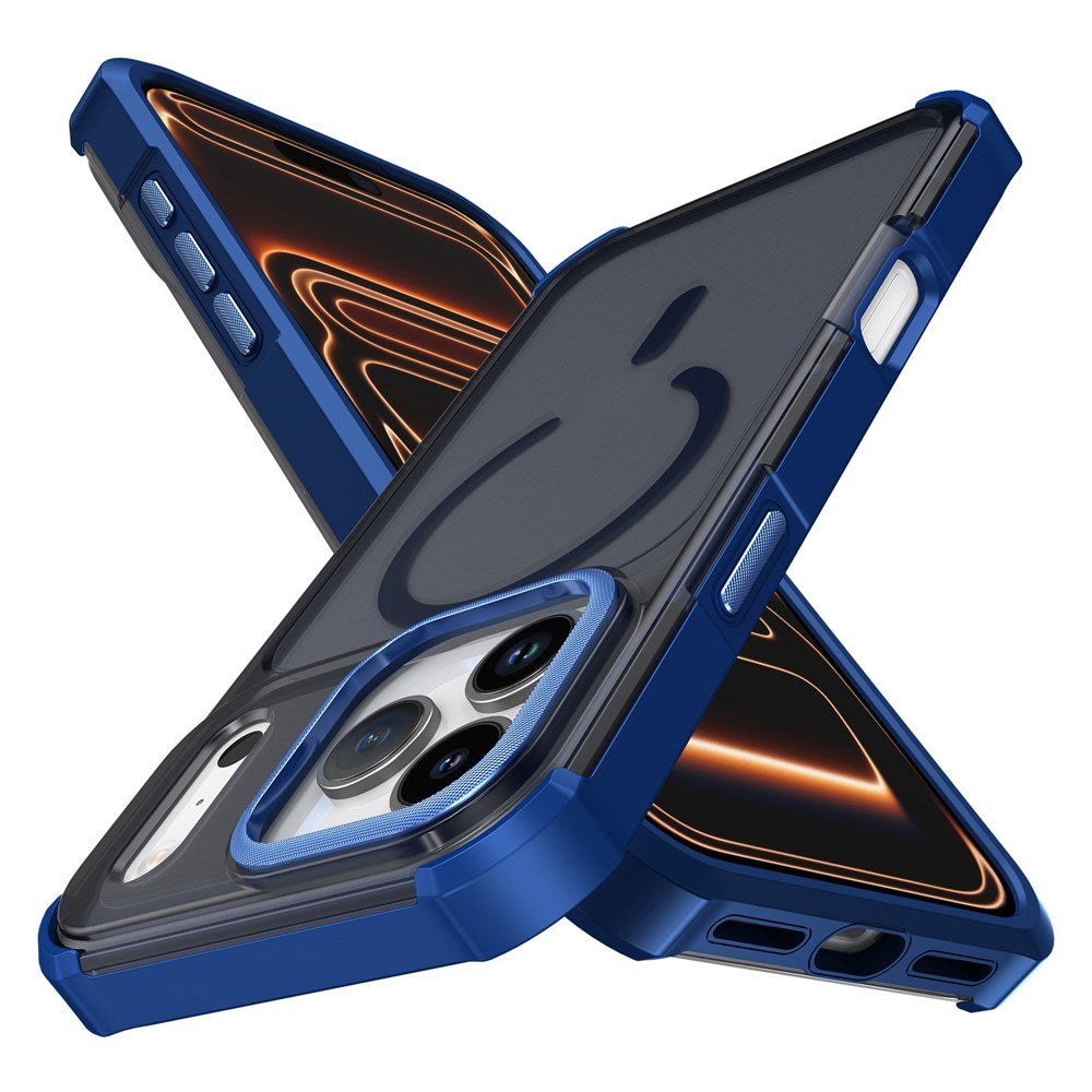 iPhone 17 Pro EIDERWOOD Mat Hybrid Plast Bagside Cover - MagSafe Kompatibel - Blå