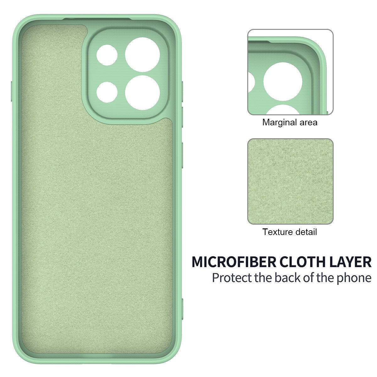 OnePlus Nord 6 EIDERWOOD Foret Silikone Bagside Cover m. Strop - Grøn