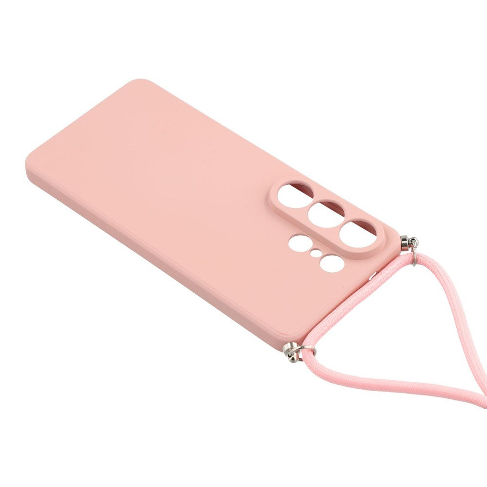 Samsung Galaxy S26 Ultra EIDERWOOD Foret Plast Bagside Cover m. Strop - Lyserød