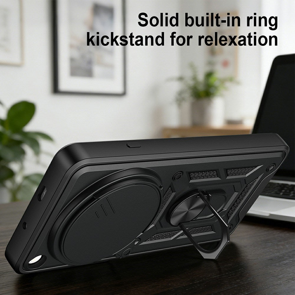 OPPO Find X9 Ultra EIDERWOOD Håndværkercase - 360° Roterbar Camslider / Kickstand - Sort