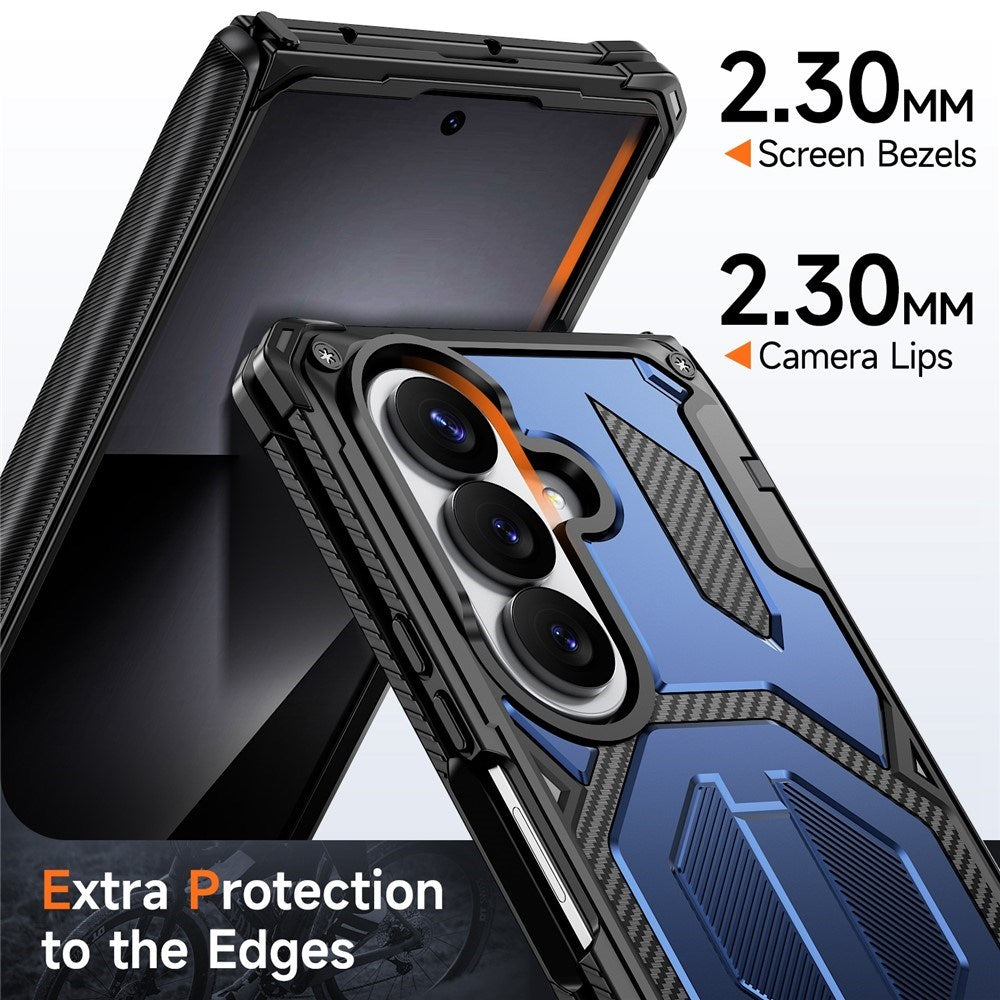 Samsung Galaxy Z Fold8 Ultra / Fold7 EIDERWOOD Håndværkercover m. Indbygget Ståfunktion - MagSafe Kompatibel - Sort / Blå