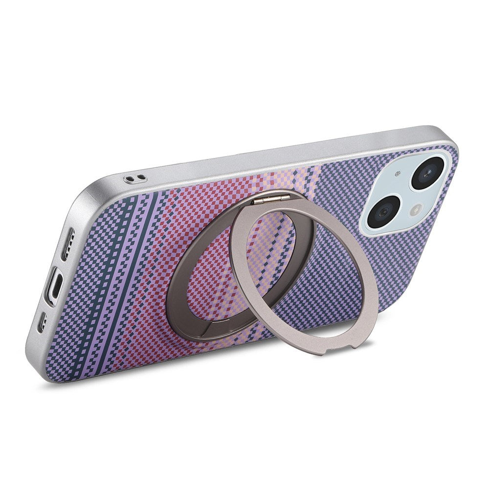 iPhone 14 / 13 EIDEROWOD Hybrid Plast Gradient Bagside Cover - MagSafe Kompatibel - Lilla
