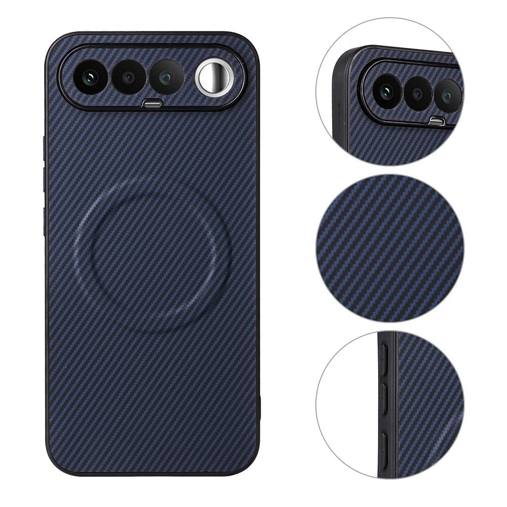 Realme 16 EIDERWOOD Hybrid Carbon Bagside Cover - MagSafe Kompatibel - Blå