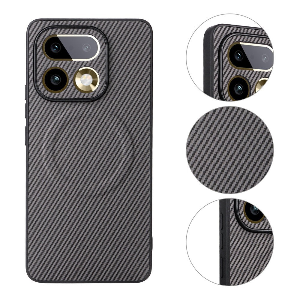 Realme 16 Pro EIDERWOOD Hybrid Carbon Bagside Cover - MagSafe Kompatibel - Grå