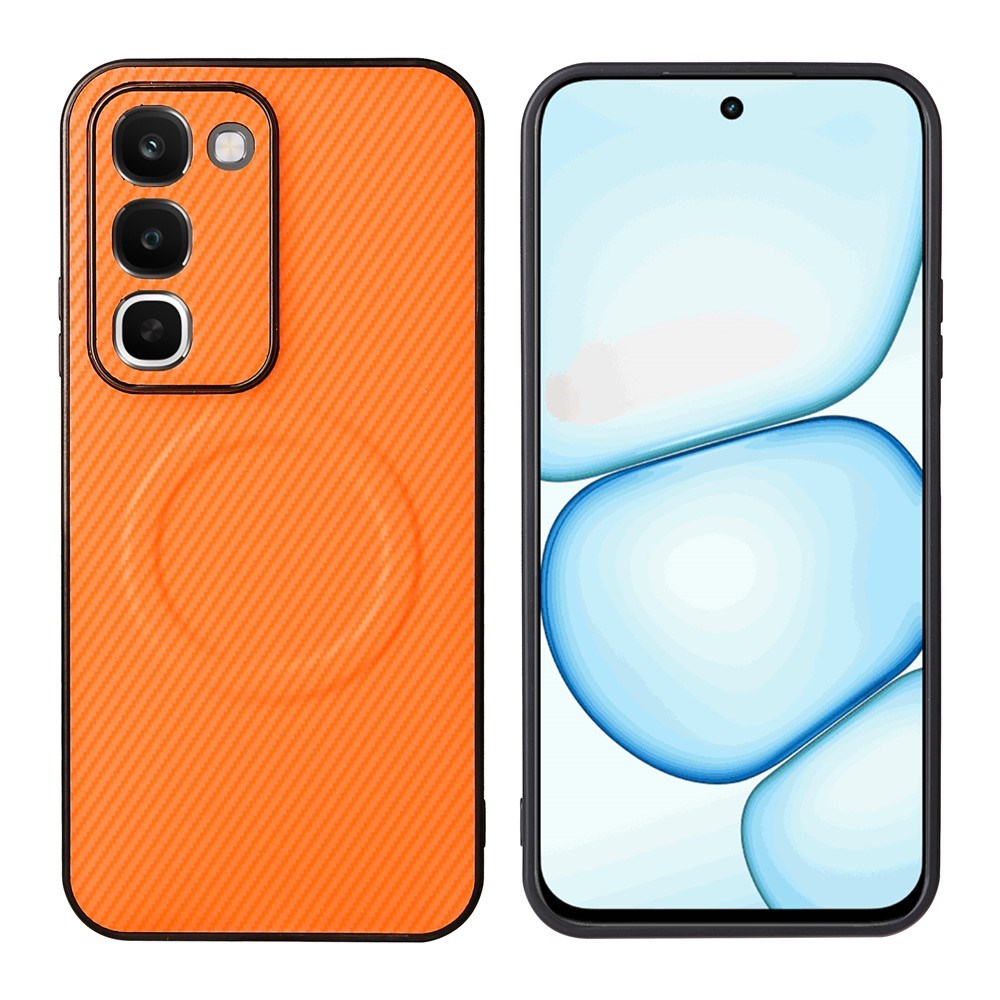 Realme C100 EIDERWOOD Hybrid Carbon Bagside Cover - MagSafe Kompatibel - Orange