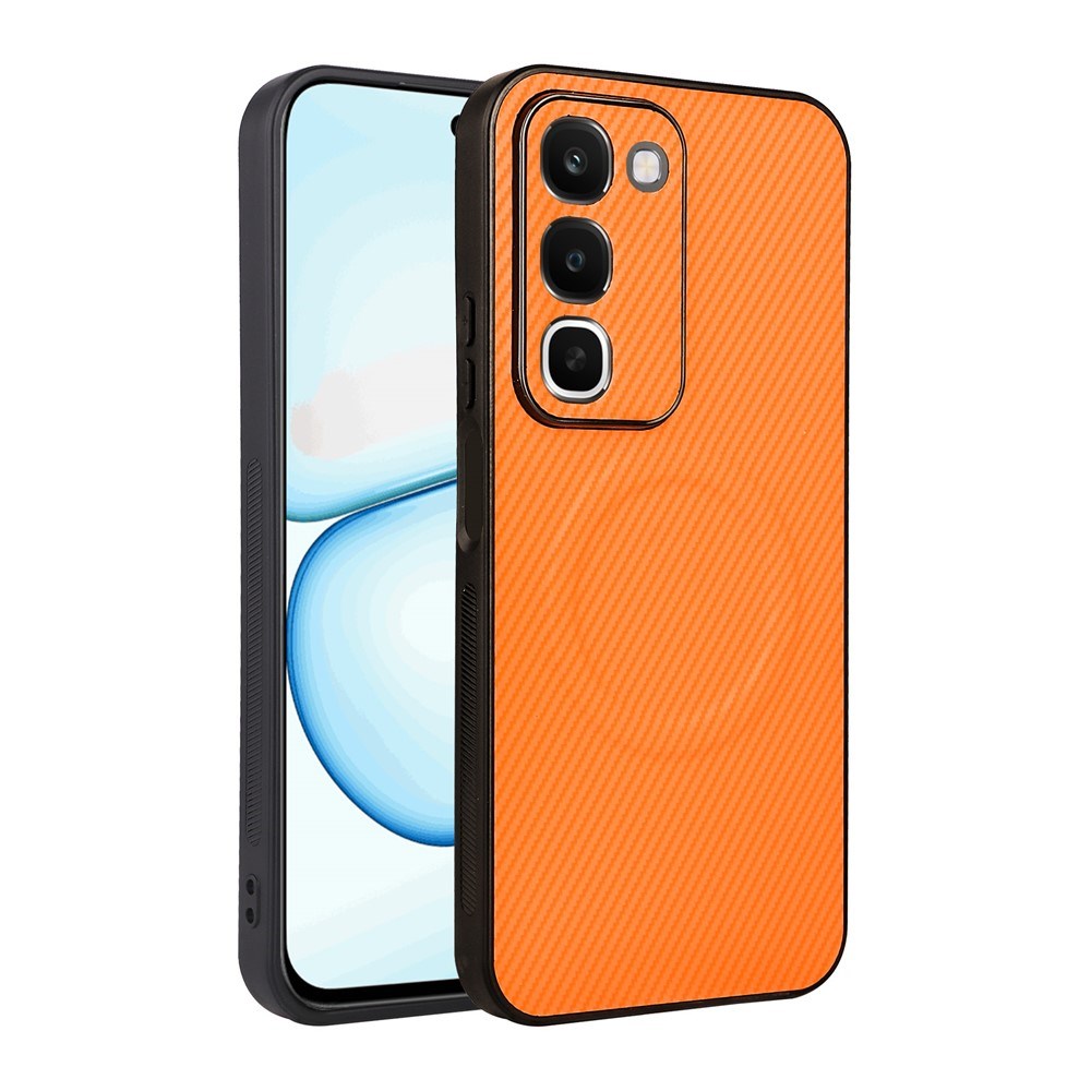 Realme C100 EIDERWOOD Hybrid Carbon Bagside Cover - MagSafe Kompatibel - Orange