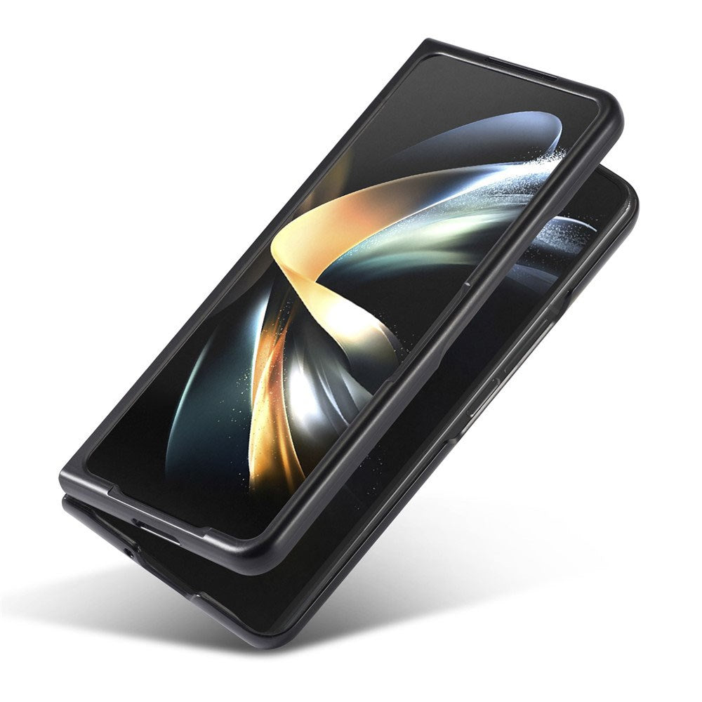 Samsung Galaxy Z Fold8 Ultra LC.IMEEKE Kunstlæder Mobilcover m. Carbon Fiber - Sort