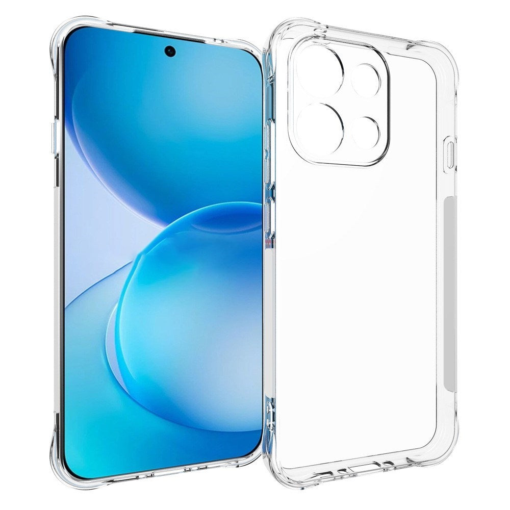 OPPO Reno16 F (5G) EIDERWOOD Fleksibelt Plast Bagside Cover m. Stødabsorberende Hjørner - Gennemsigtig