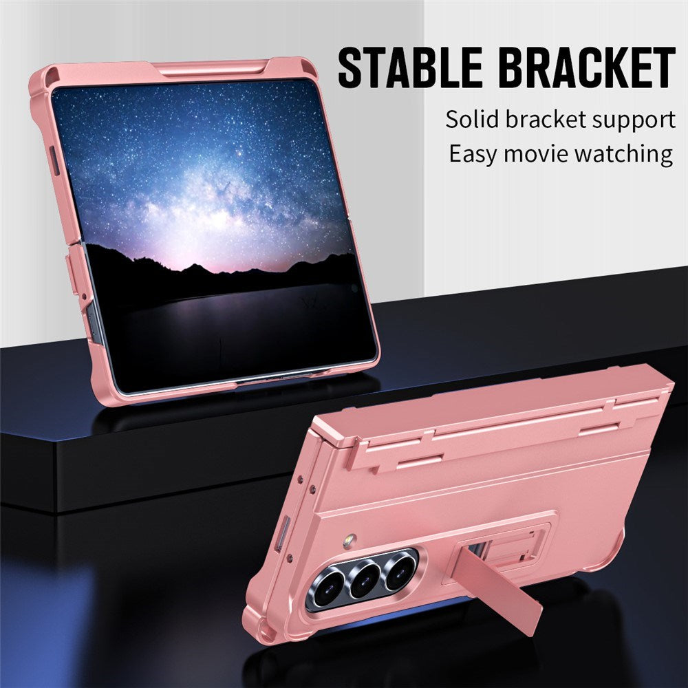Samsung Galaxy Z Fold8 Ultra EIDERWOOD Robust Mobilcover m. Ståfunktion & Skærmbeskyttelse - Lyserød