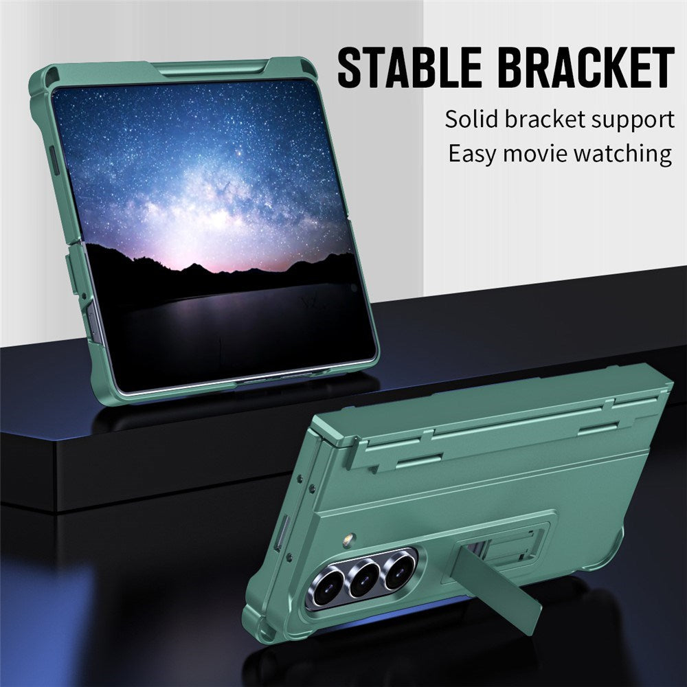 Samsung Galaxy Z Fold8 Ultra EIDERWOOD Robust Mobilcover m. Ståfunktion & Skærmbeskyttelse - Grøn