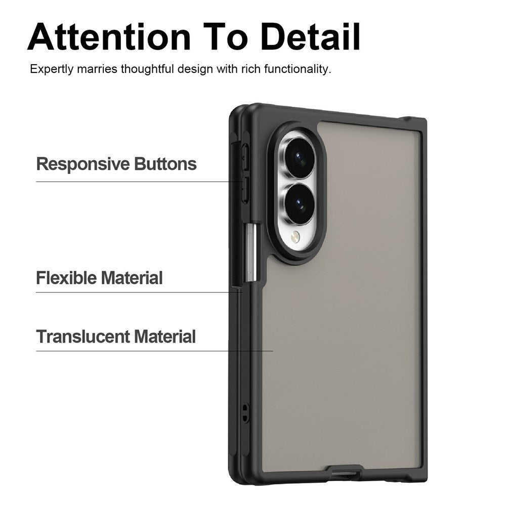 Samsung Galaxy Z Fold8 EIDERWOOD Mat Hybrid Mobilcover - Sort