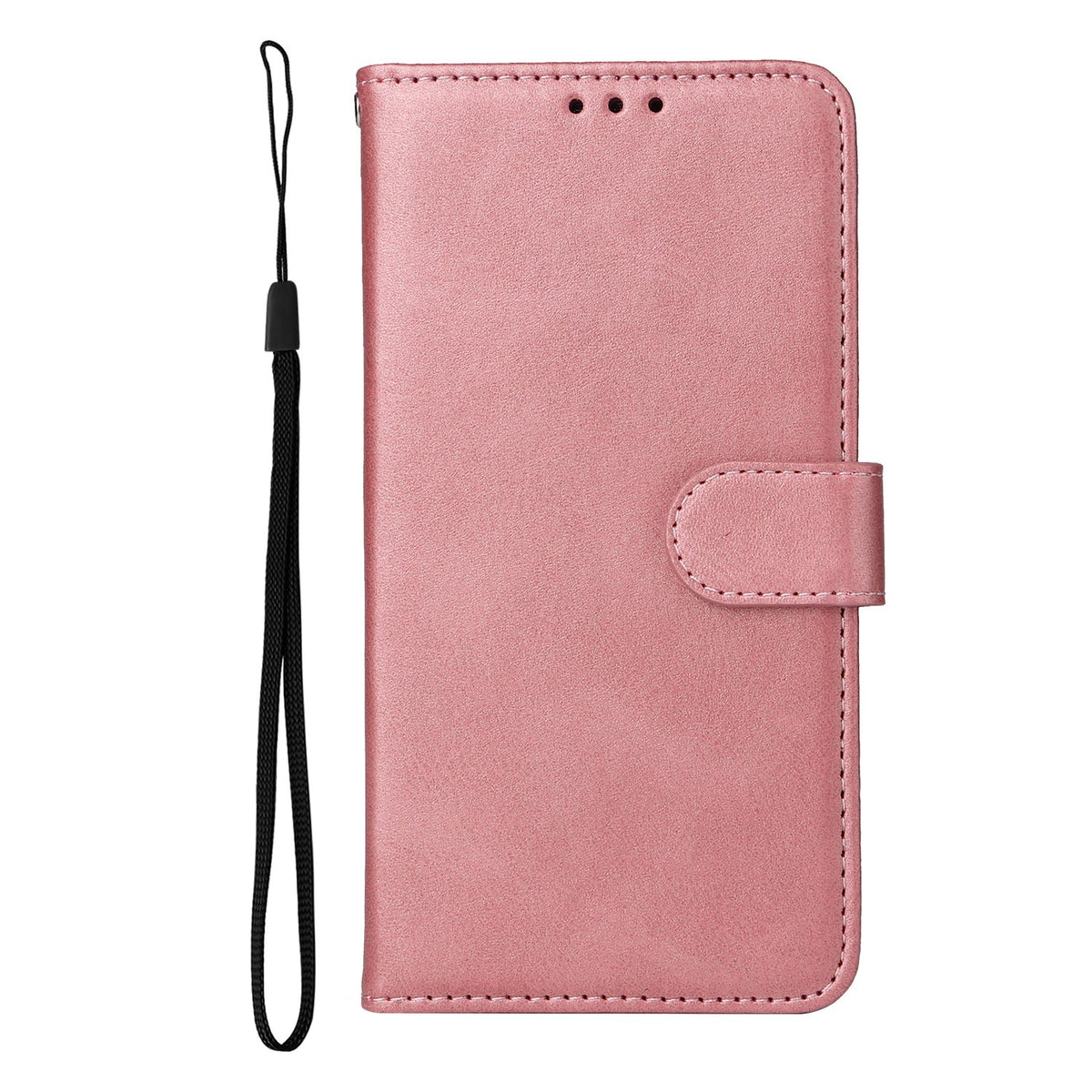 Honor 600 Smart EIDERWOOD Flip Cover i Kunstlæder - Lyserød