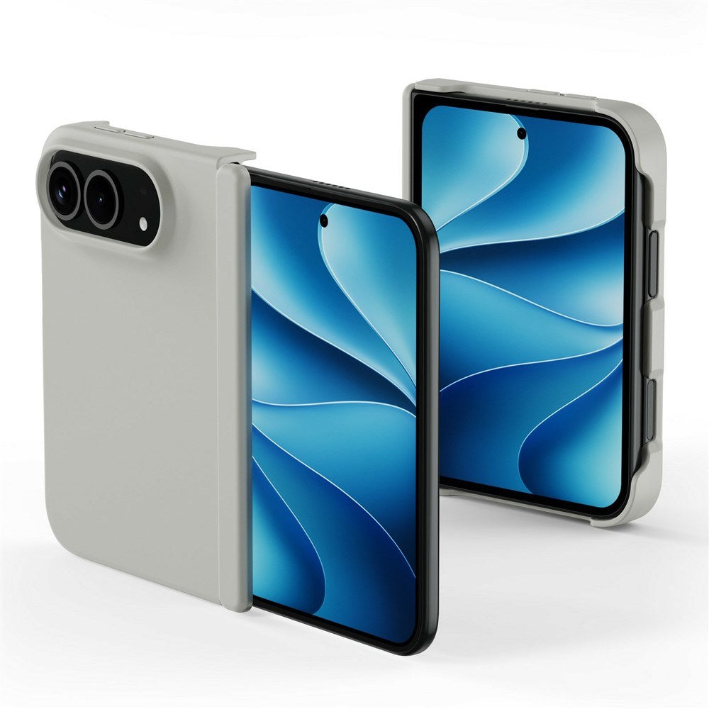 DUX DUCIS Piel Series iPhone Fold Silikone Bagsidecover - MagSafe Kompatibel - Grå