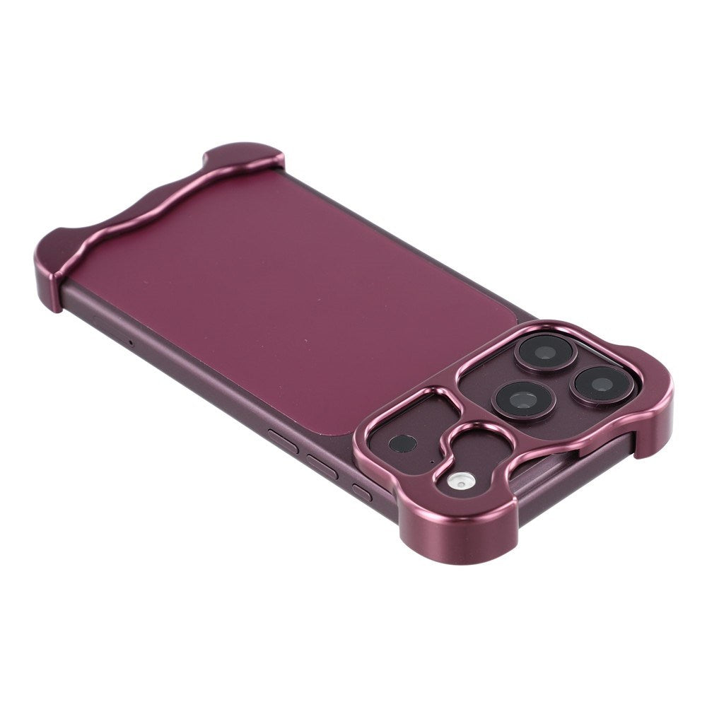 iPhone 18 Pro 2-i-1 Metal Bumper Cover - Lilla
