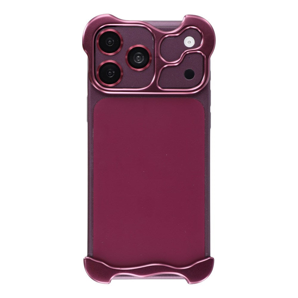 iPhone 18 Pro Max 2-i-1 Metal Bumper Cover - Lilla