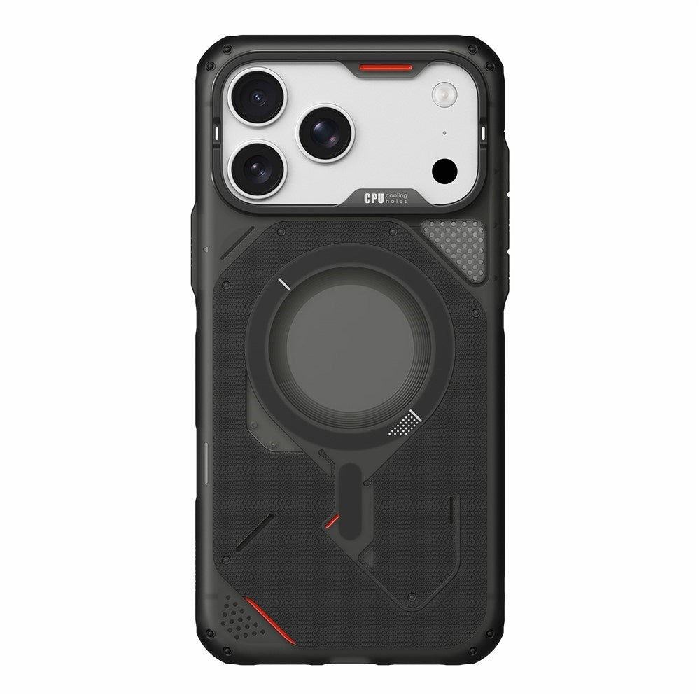 AULUMU iPhone 18 Pro Max / 17 Pro Max Fleksibelt Plastik Cover - MagSafe Kompatibel - Sort