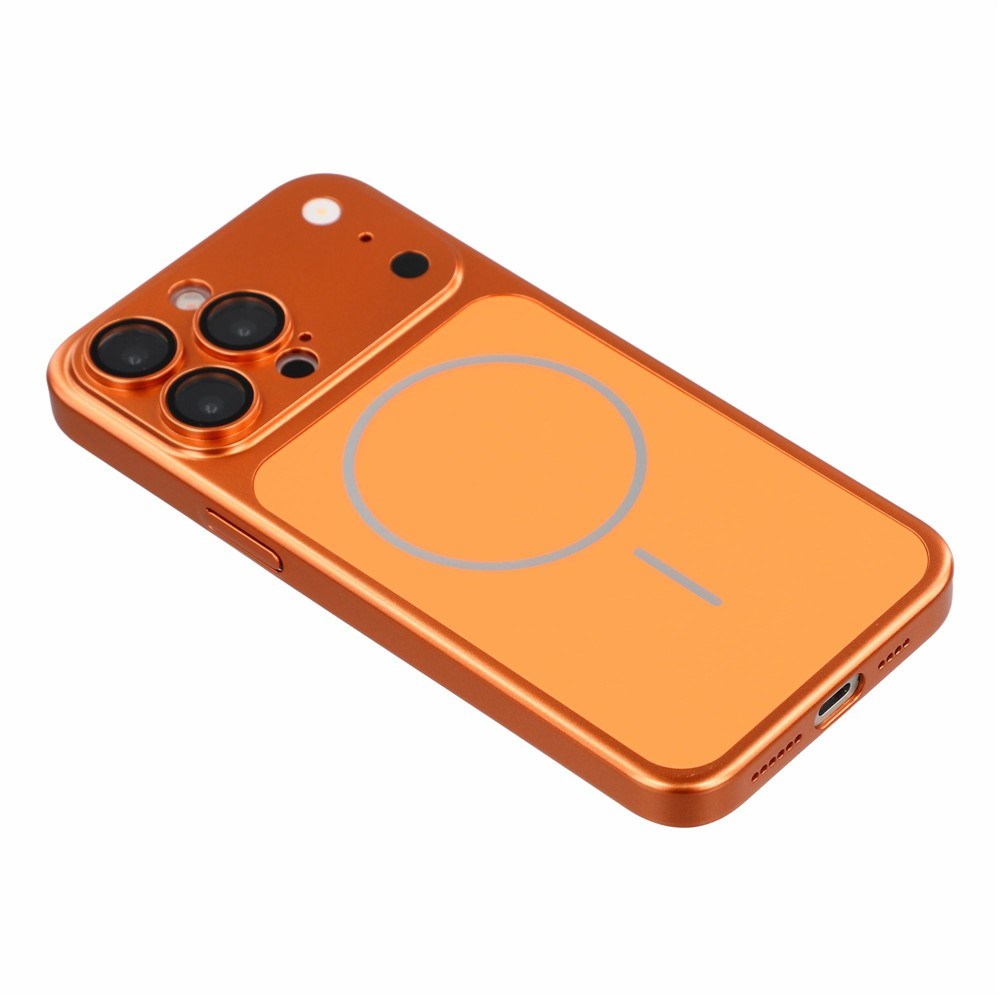 iPhone 14 Pro EIDERWOOD Hårdt Plast Bagside Cover m. Kamerabeskytter - MagSafe Kompatibel - Orange