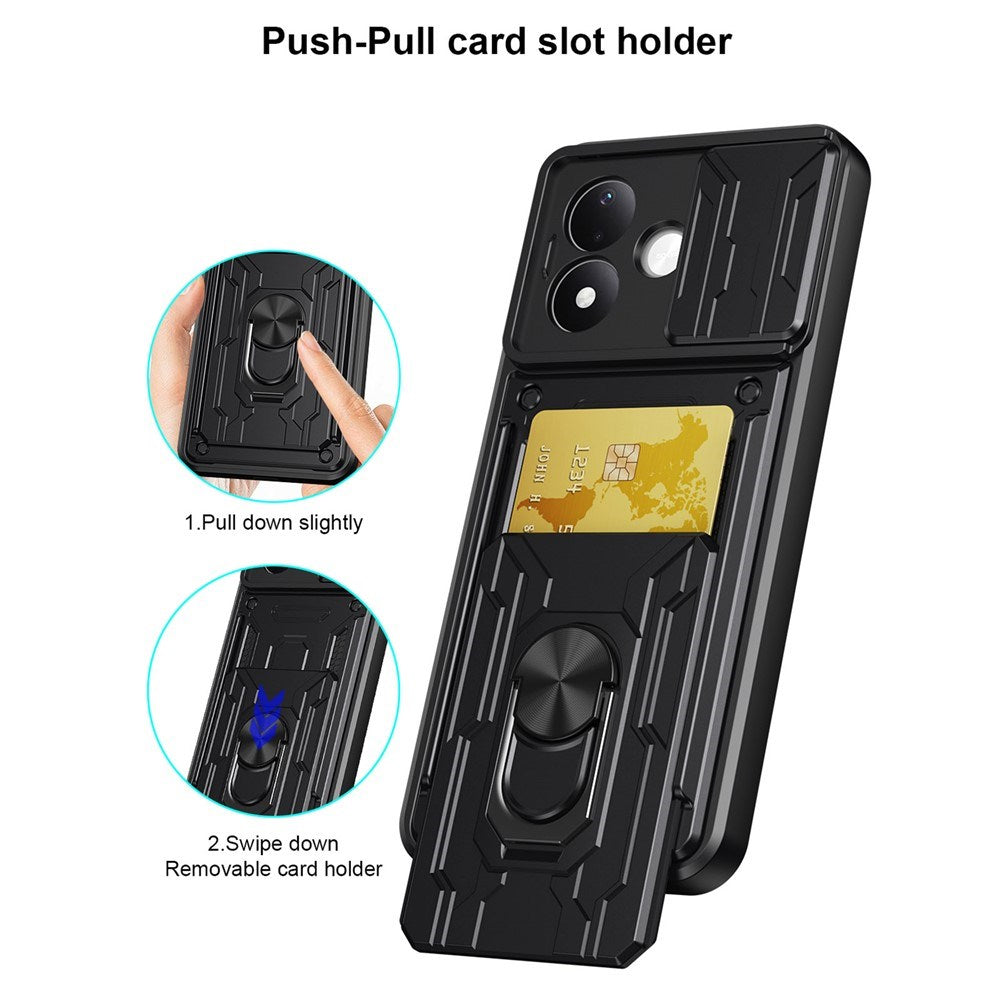 Xiaomi Redmi Note 17 Pro (5G) EIDERWOOD Hybrid Håndværker Cover m. Cam Slider - Sort