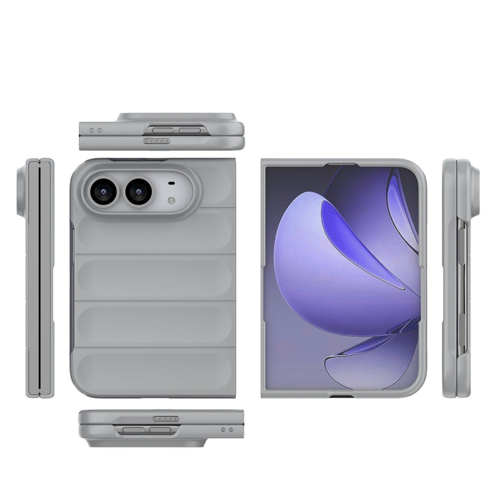 EIDERWOOD iPhone Fold Rugged Plast Mobil Cover - Grå
