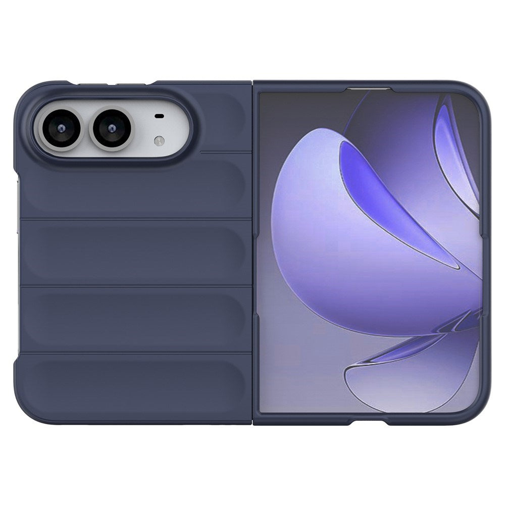 EIDERWOOD iPhone Fold Rugged Plast Mobil Cover - Mørkeblå