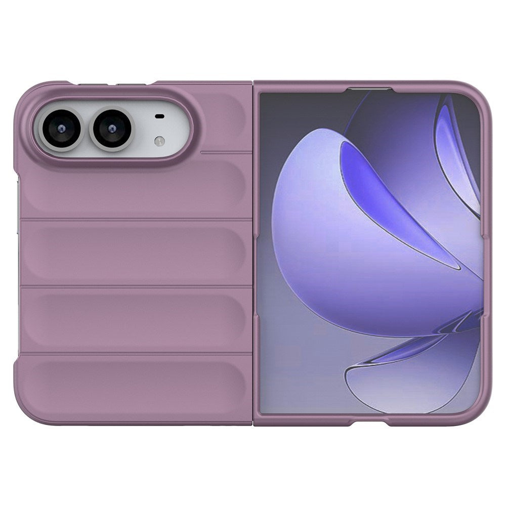 EIDERWOOD iPhone Fold Rugged Plast Mobil Cover - Lilla