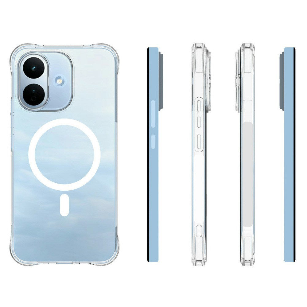 Xiaomi Redmi Note 17 Pro (5G) EIDERWOOD Fleksibelt Plast Bagside Cover m. Stødabsorberende Hjørner - MagSafe Kompatibel - Gennemsigtig