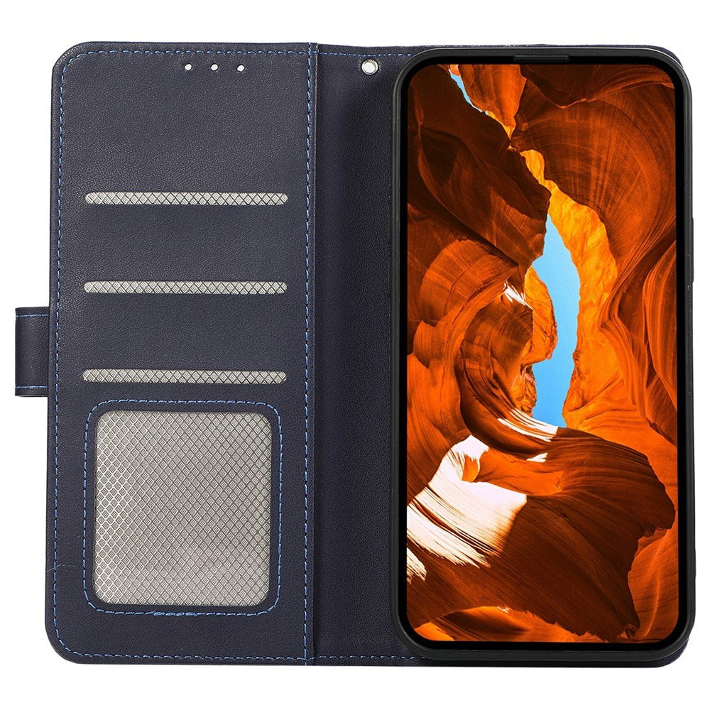 Google Pixel 11a EIDERWOOD Kunstlæder Flip Cover m. RFID - Blå