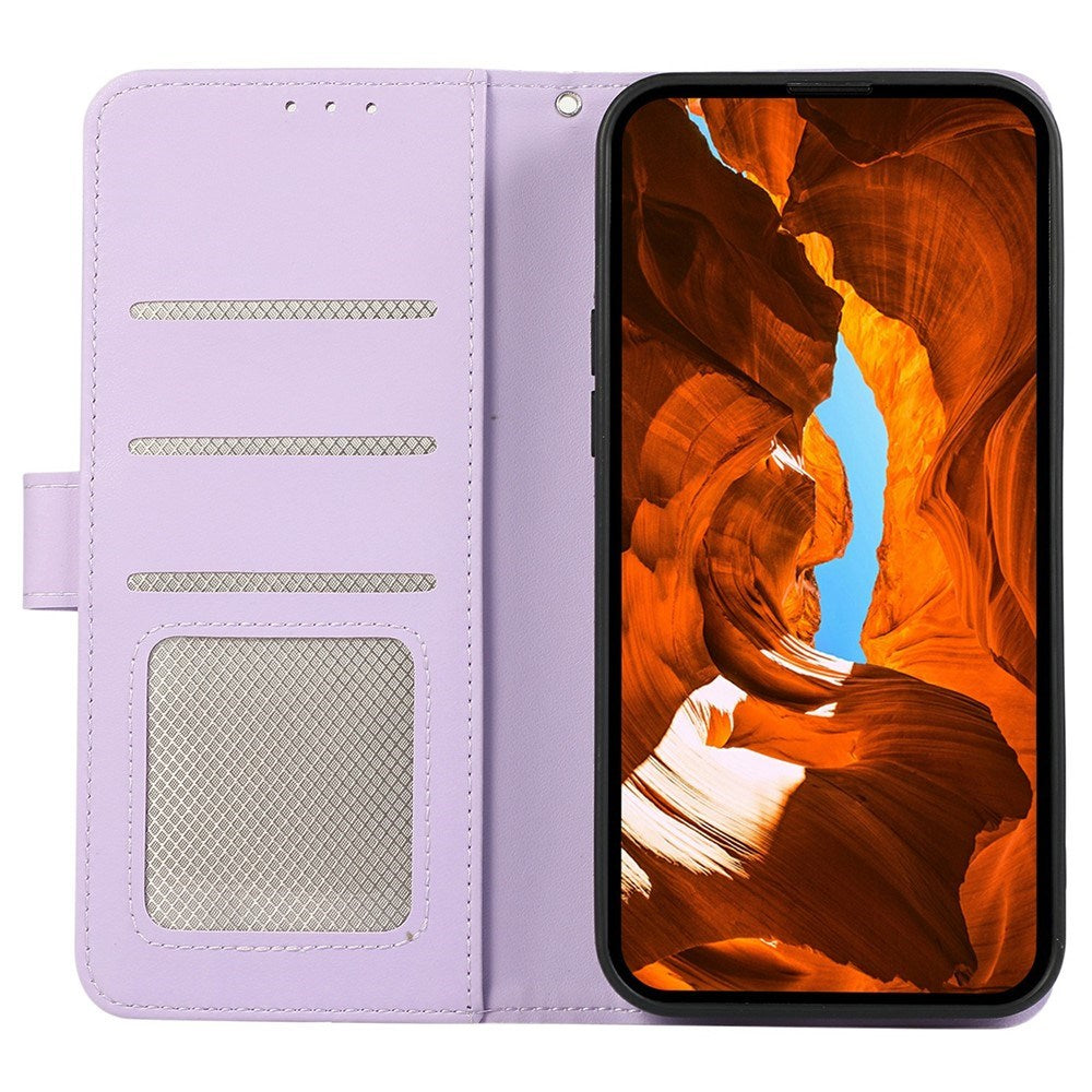 Google Pixel 11a EIDERWOOD Kunstlæder Flip Cover m. RFID - Lilla