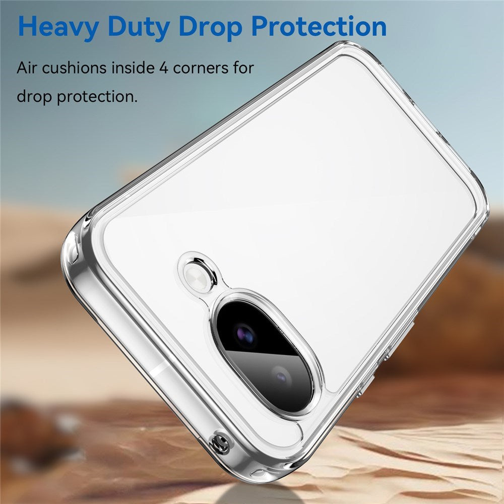 Google Pixel 11a EIDERWOOD Hybrid Plast Bagside Cover - Gennemsigtig