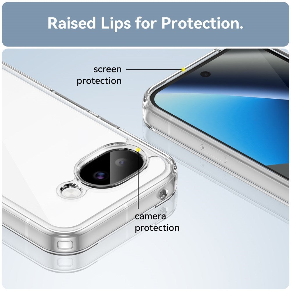 Google Pixel 11a EIDERWOOD Hybrid Plast Bagside Cover - Gennemsigtig