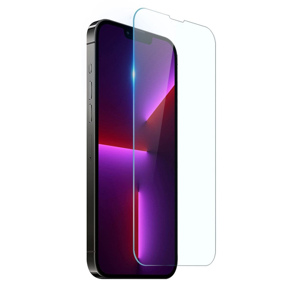 iPhone 13 Pro NORTHJO 2-i-1 Sæt - Fleksibelt Plast Mobil Cover & Skærmbeskyttelsesglas - Gennemsigtig