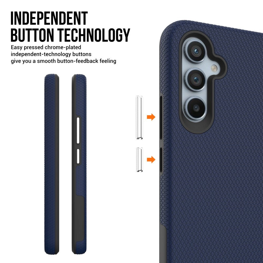 Samsung Galaxy A54 (5G) Håndværker Hybrid Bagside Cover- Blå