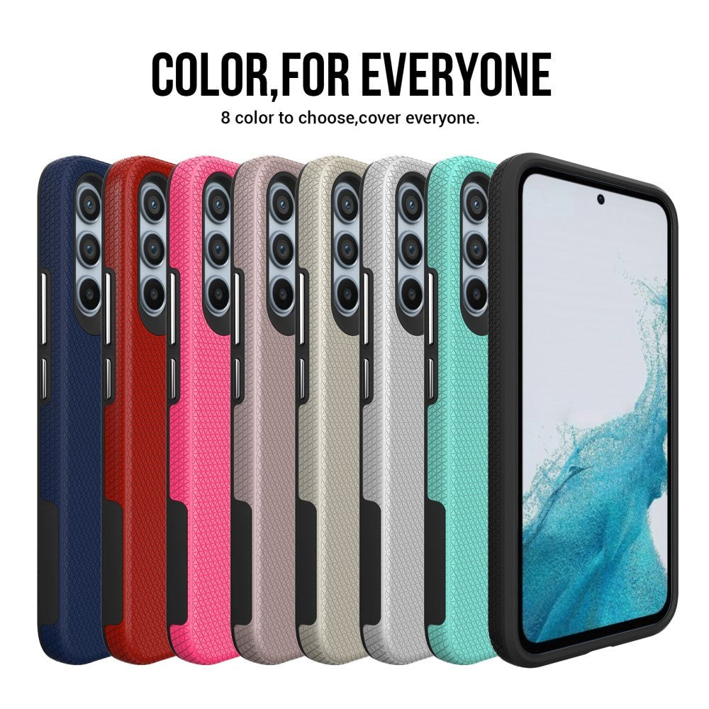 Samsung Galaxy A34 (5G) Håndværker Hybrid Bagside Cover - Mintgrøn