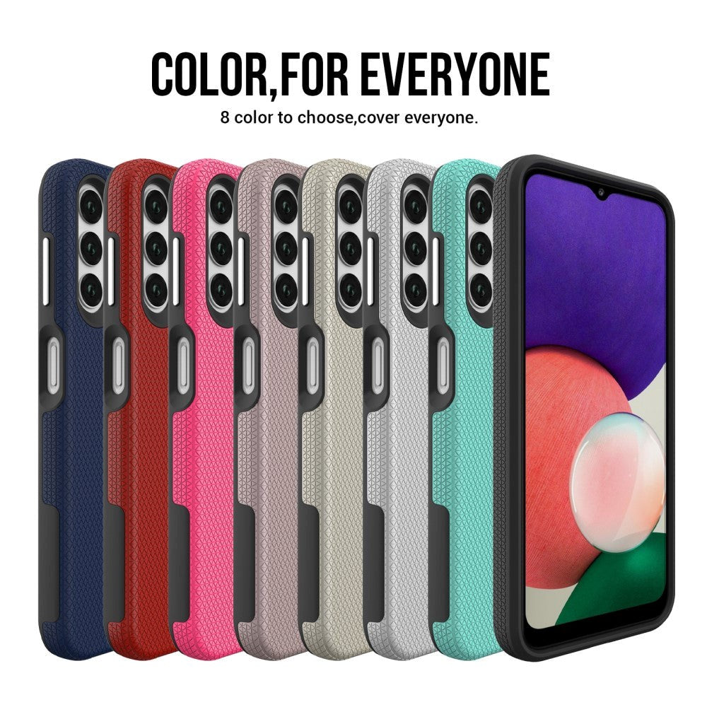 Samsung Galaxy A14 (5G) Håndværker Hybrid Bagside Cover - Blå