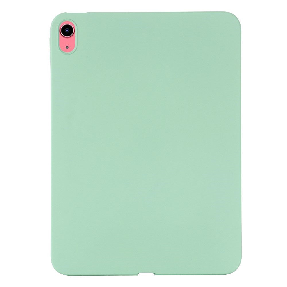 iPad 11" (2025) / iPad 10.9" (2024/2022) Liquid Silikone Shockproof Bagside Cover - Grøn