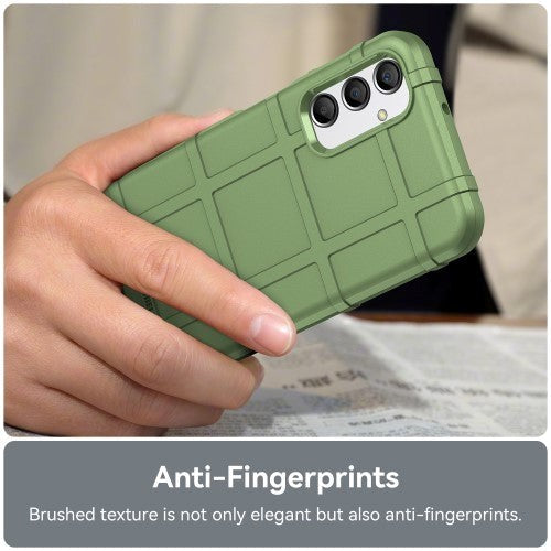 Samsung Galaxy A24 Rugged Shield Series Håndværker Bagside Cover - Grøn