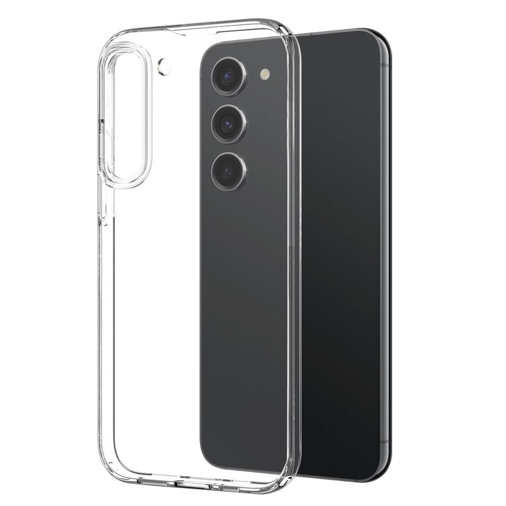 Samsung Galaxy S23 NORTHJO 360° Protection Set inkl. Cover & Skærmbeskyttelse & Kameralinsebeskyttelse - Gennemsigtig