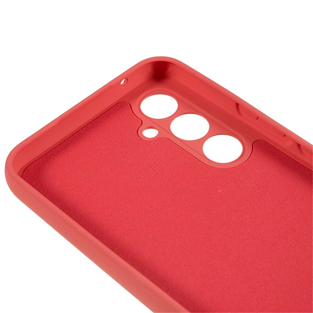 Samsung Galaxy A34 (5G) - EIDERWOOD Foret Fleksibelt Plast Cover - Mørkerød