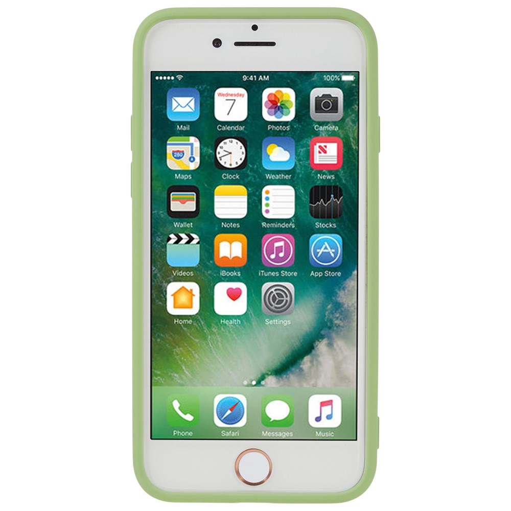 EIDERWOOD iPhone SE (2022 / 2020) / 8 / 7 - Foret Fleksibelt Plast Cover - Lysegrøn