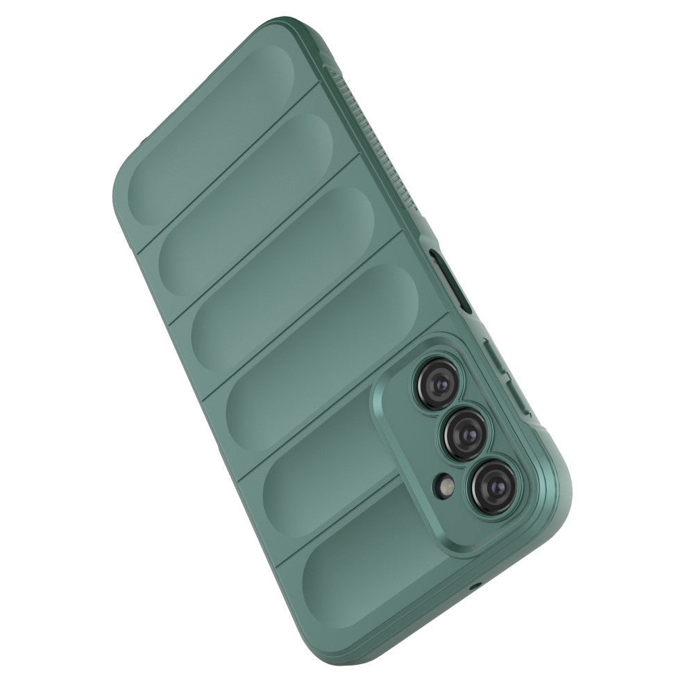 Samsung Galaxy A24 Fleksibelt Plastik Bagside Cover - Grøn