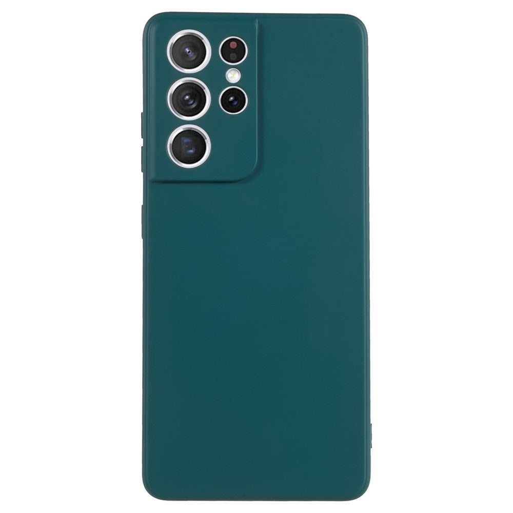 Samsung Galaxy S21 Ultra - EIDERWOOD Foret Fleksibelt Plast Cover - Grøn