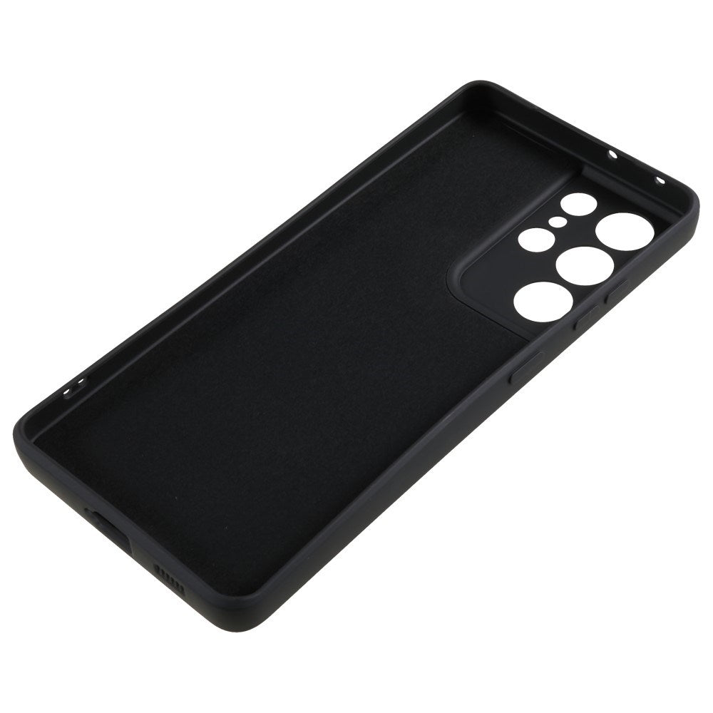 Samsung Galaxy S21 Ultra - EIDERWOOD Foret Fleksibelt Plast Cover - Sort