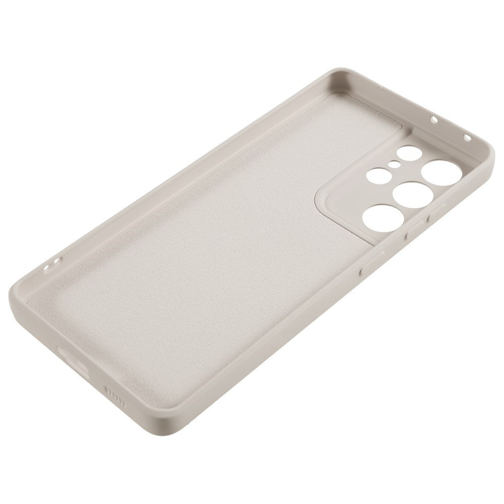 Samsung Galaxy S21 Ultra - EIDERWOOD Foret Fleksibelt Plast Cover - Beige