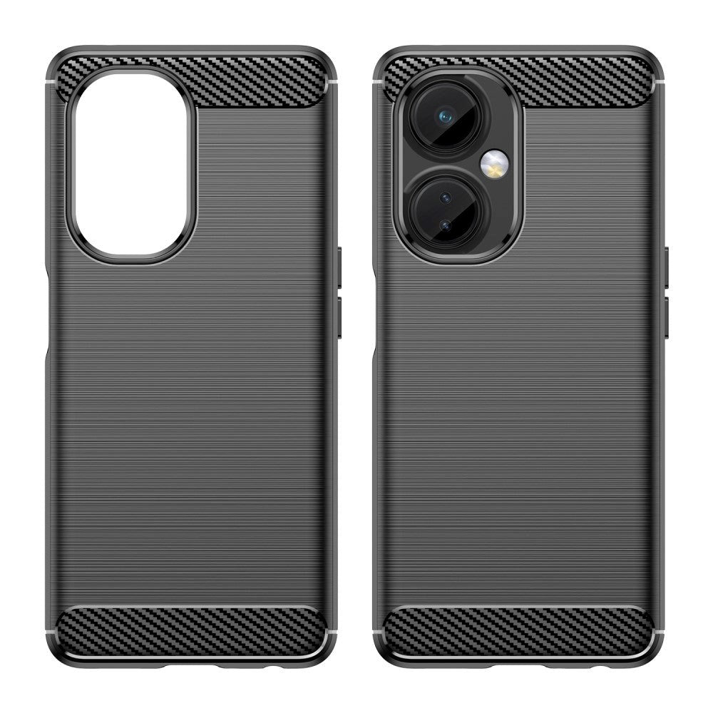 OnePlus Nord CE 3 Lite (5G) Brushed Carbon Bagside Cover - Sort
